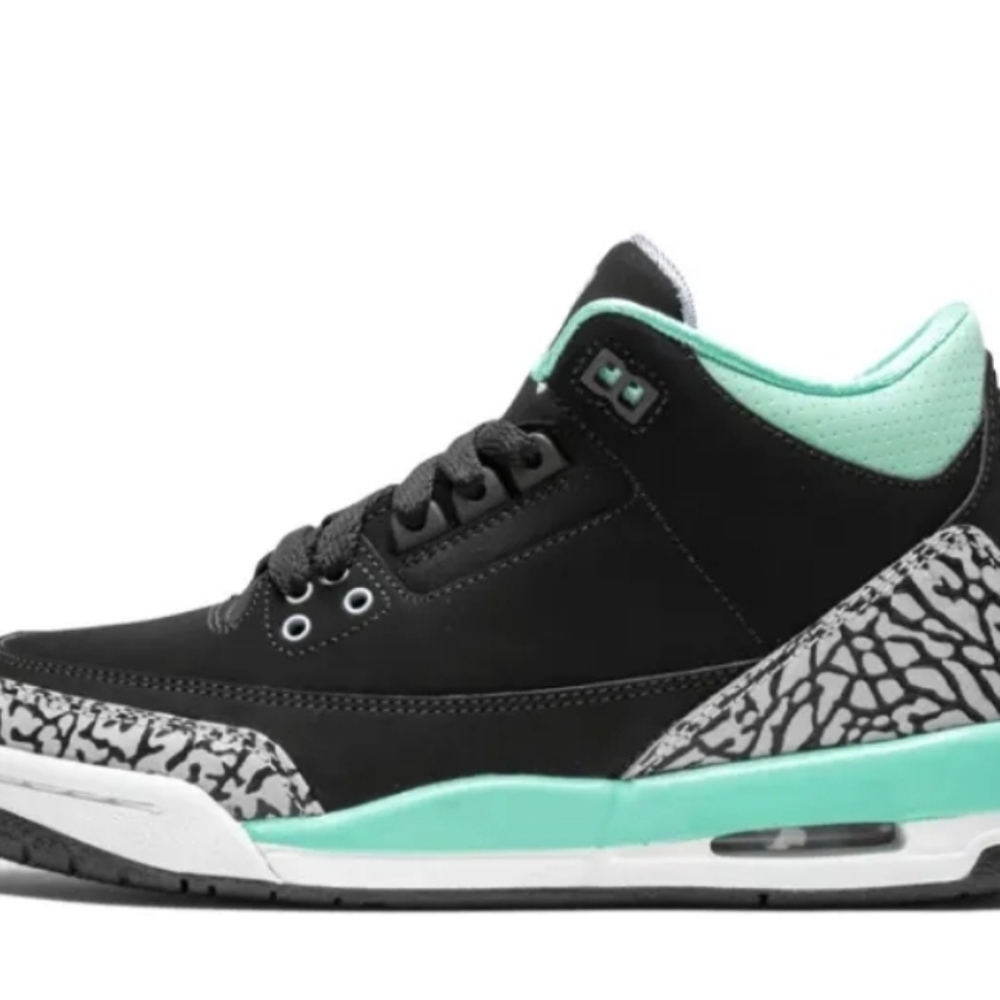 Air Jordan 3 Retro GG Tiffany 'Black Mint' youth size 7Y